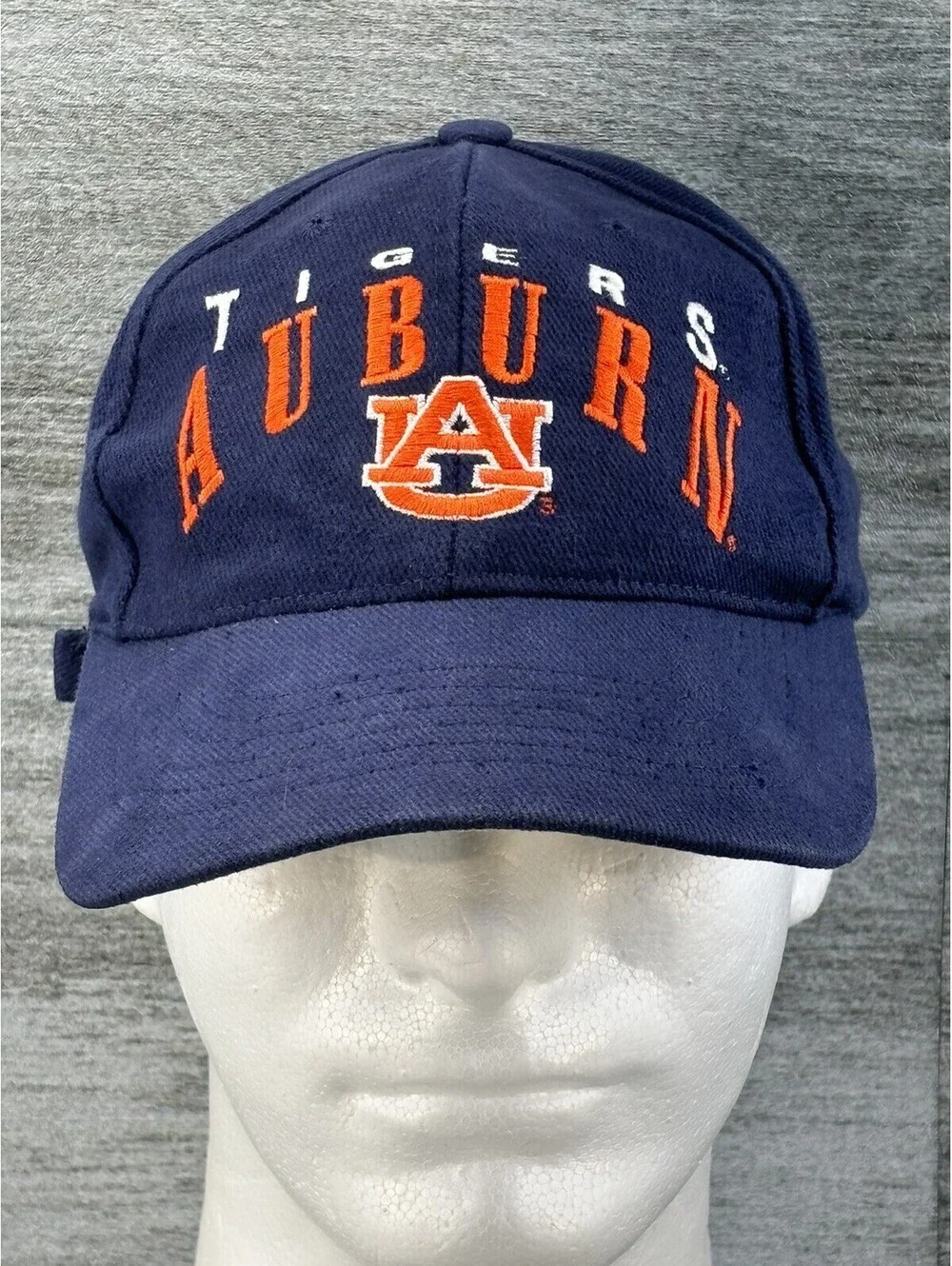VTG Auburn Tigers Twins Enterprise USA Made Strap Back Dad Hat Cap AU War Eagle